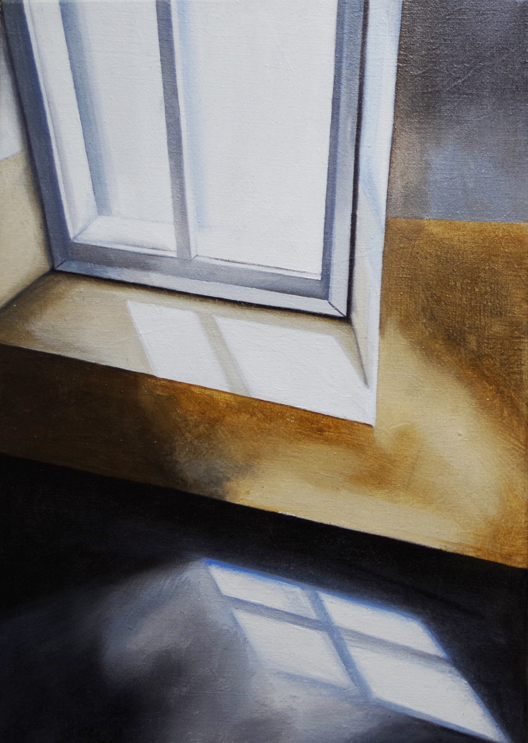 OMBRE _Luce II, 2019, olio su lino, 20x30cm